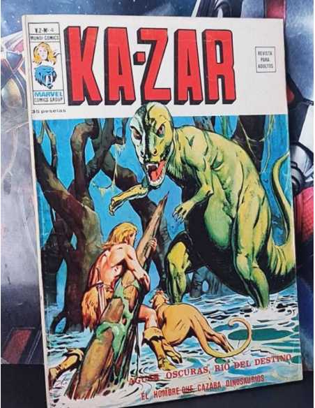 MUY BUEN ESTADO KA-ZAR 4 AGUAS OSCURAS RÍO DEL DESTINO VOL.2 GRAPA VOL II EDICIONES VERTICE