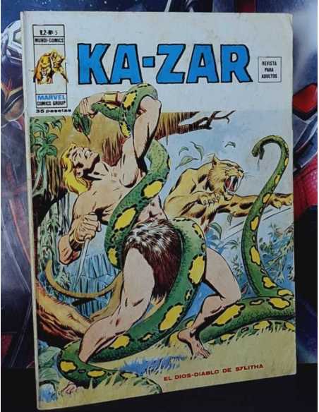 BUEN ESTADO KA-ZAR 5 EL DIOS DIABLO DE SYLITHA VOL.2 GRAPA VOL II EDICIONES VERTICE