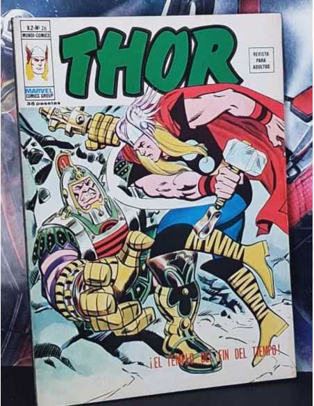 EXCELENTE ESTADO THOR 26 EL TEMPLO DEL FIN DEL TIEMPO VOL.2 GRAPA VOL2 GRAPA EDICIONES VERTICE
