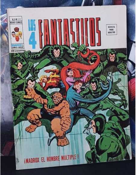 MUY BUEN ESTADO LOS 4 FANTASTICOS 22 MADROX EL HOMBRE MÚLTIPLE VOL2 GRAPA EDICIONES VERTICE