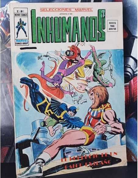MUY BUEN ESTADO SELECCIONES MARVEL 1 INHUMANOS EL PRODUCTO DE UN CALOR EXTRAÑO VERTICE