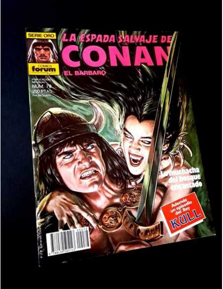 EXCELENTE ESTADO LA ESPADA SALVAJE DE CONAN 78 SERIE ORO FORUM PRIMERA EDICION GRAPA