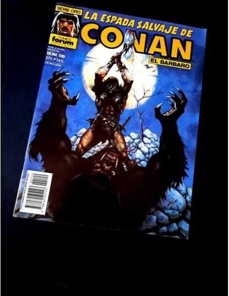 EXCELENTE ESTADO LA ESPADA SALVAJE DE CONAN 109 SERIE ORO FORUM PRIMERA EDICION GRAPA