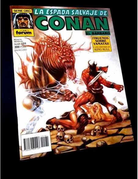 EXCELENTE ESTADO LA ESPADA SALVAJE DE CONAN 131 SERIE ORO FORUM PRIMERA EDICION GRAPA