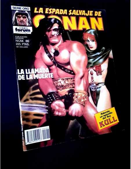 EXCELENTE ESTADO LA ESPADA SALVAJE DE CONAN 86 SERIE ORO FORUM PRIMERA EDICION GRAPA