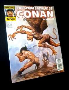 EXCELENTE ESTADO LA ESPADA SALVAJE DE CONAN 149 SERIE ORO...