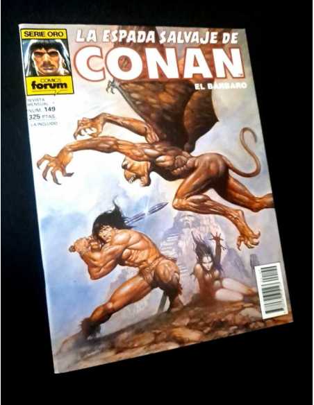 EXCELENTE ESTADO LA ESPADA SALVAJE DE CONAN 149 SERIE ORO FORUM PRIMERA EDICION GRAPA
