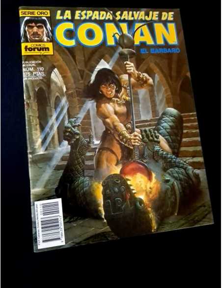 EXCELENTE ESTADO LA ESPADA SALVAJE DE CONAN 110 SERIE ORO FORUM PRIMERA EDICION GRAPA