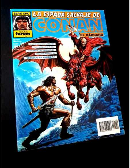 EXCELENTE ESTADO LA ESPADA SALVAJE DE CONAN 142 SERIE ORO FORUM PRIMERA EDICION GRAPA