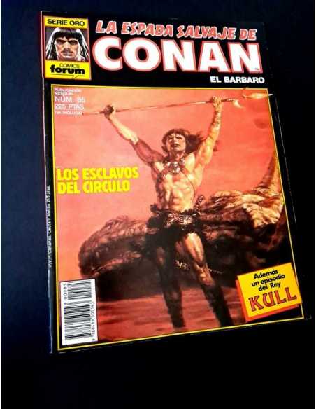 EXCELENTE ESTADO LA ESPADA SALVAJE DE CONAN 85 SERIE ORO FORUM PRIMERA EDICION GRAPA
