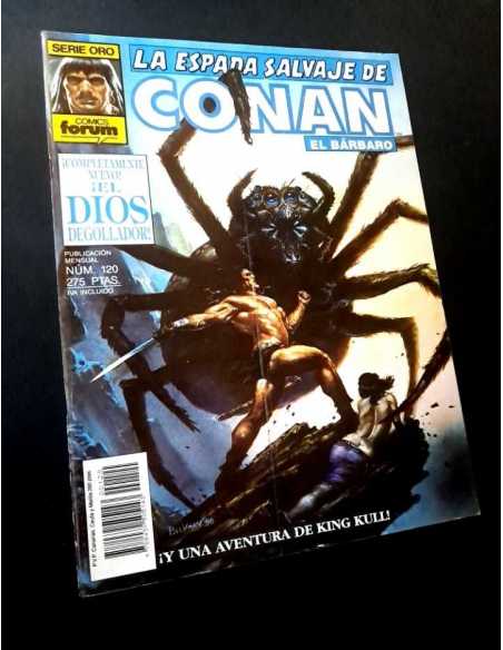 MUY BUEN ESTADO LA ESPADA SALVAJE DE CONAN 120 SERIE ORO FORUM PRIMERA EDICION GRAPA