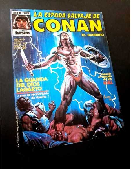 MUY BUEN ESTADO LA ESPADA SALVAJE DE CONAN 76 SERIE ORO FORUM PRIMERA EDICION GRAPA