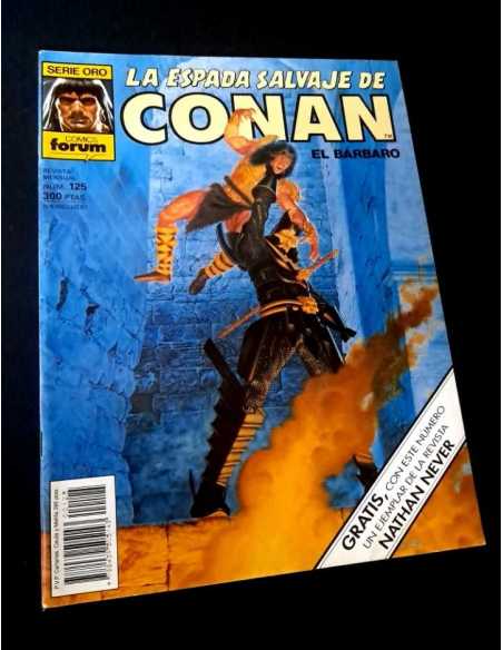 MUY BUEN ESTADO LA ESPADA SALVAJE DE CONAN 125 SERIE ORO FORUM PRIMERA EDICION GRAPA