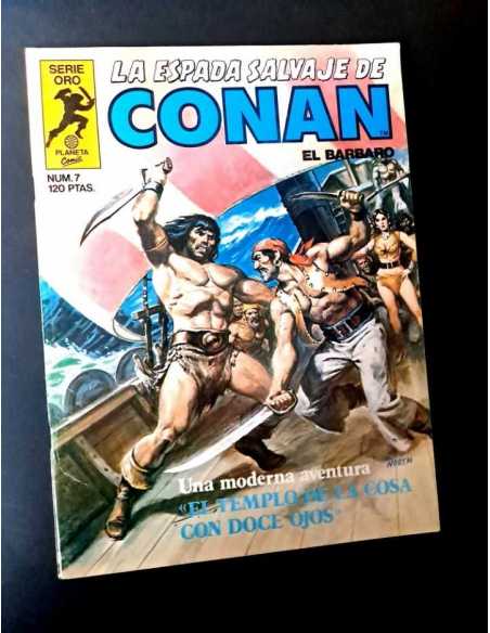 MUY BUEN ESTADO LA ESPADA SALVAJE DE CONAN 7 SERIE ORO FORUM PRIMERA EDICION GRAPA