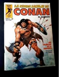 MUY BUEN ESTADO LA ESPADA SALVAJE DE CONAN 4 SERIE ORO...