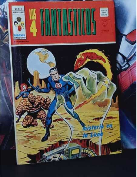 MUY BUEN ESTADO LOS 4 FANTASTICOS 7 MISTERIO EN LA LUNA VOL III GRAPA VOL.3 EDICIONES VERTICE