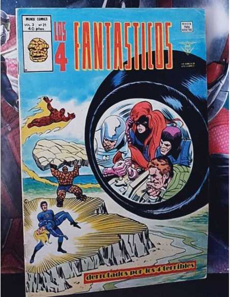 MUY BUEN ESTADO LOS 4 FANTASTICOS 21 DERROTADOS POR LOS TERRIBLES VOL III VOL.3 EDICIONES VERTICE