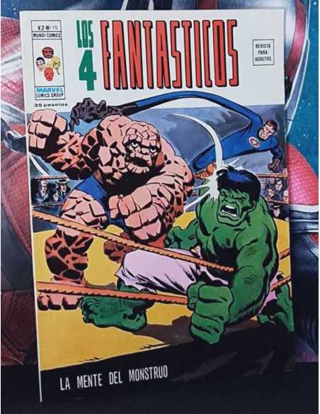 DE KIOSCO LOS 4 FANTASTICOS 15 LA MENTE DEL MONSTRUO VOL II GRAPA VOL.2 EDICIONES VERTICE