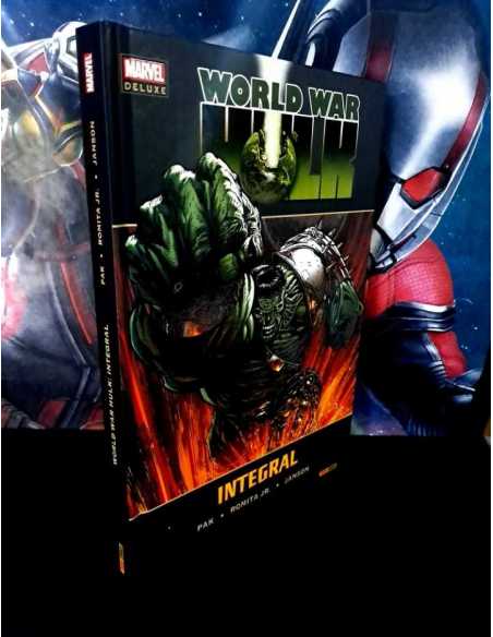 EXCELENTE ESTADO MARVEL DELUXE WORLD WAR HULK INTEGRAL PANINI TAPA DURA