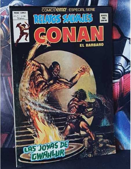 CASI EXCELENTE ESTADO RELATOS SALVAJES 62 LAS JOYAS DE GWAHLUR GRAPA MUNDI COMICS VERTICE