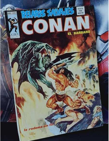 RELATOS SALVAJES 25 CONAN LA REDOMA SIN FIN NORMAL ESTADO GRAPA MUNDI COMICS VERTICE