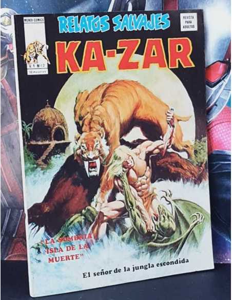 EXCELENTE ESTADO RELATOS SALVAJES 12 KA-ZAR LA SOMBRÍA ISLA DE LA MUERTE GRAPA MUNDI COMICS VERTICE