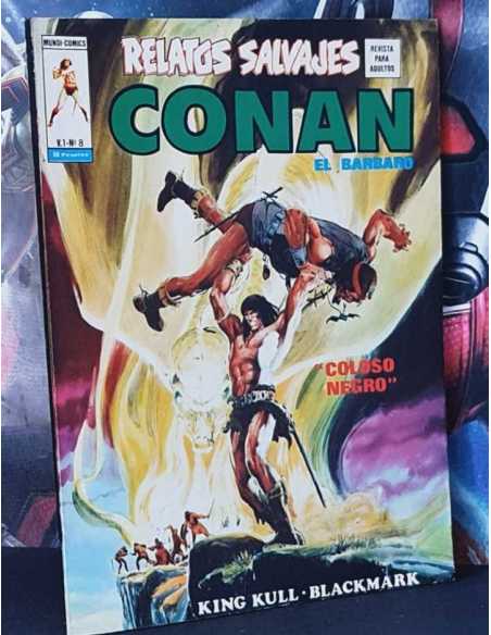 EXCELENTE ESTADO RELATOS SALVAJES 8 COLOSO NEGRO GRAPA MUNDI COMICS VERTICE