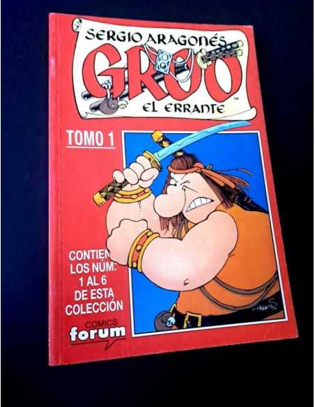 MUY BUEN ESTADO SERGIO ARAGONES GROO EL ERRANTE 1 AL 6 TOMO 1 FORUM TAPA BLANDA
