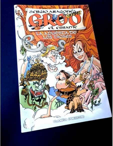 EXCELENTE ESTADO SERGIO ARAGONES GROO EL ERRANTE LA PUESTA DE LOS DIOSES PLANETA TAPA BLANDA