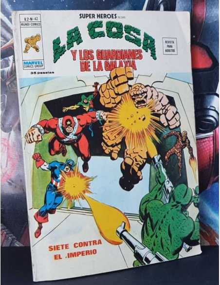 BUEN ESTADO SUPER HEROES 42 SIETE CONTRA EL IMPERIO VOL II GRAPA VOL.2 MUNDI-COMICS VERTICE