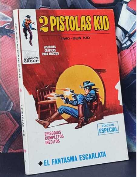 EXCELENTE ESTADO 2 PISTOLAS KID 4 EL FANTASMA ESCARLATA TACO EDICIONES VERTICE