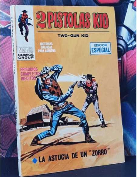 EXCELENTE ESTADO 2 PISTOLAS KID 3 LA ASTUCIA DE UN ZORRO TACO EDICIONES VERTICE