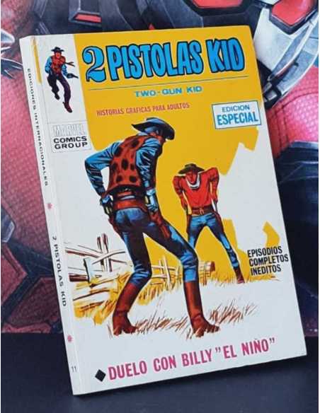 EXCELENTE ESTADO 2 PISTOLAS KID 11 DUELO CON BILLY EL NIÑO TACO EDICIONES VERTICE
