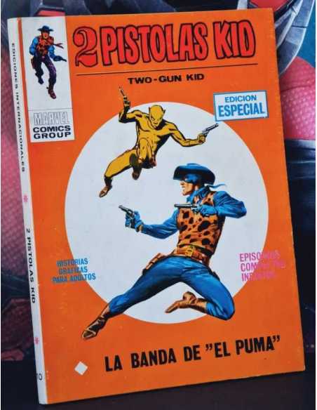 EXCELENTE ESTADO 2 PISTOLAS KID 10 LA BANDA DE EL PUMA TACO EDICIONES VERTICE