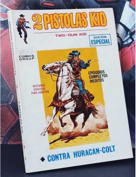 EXCELENTE ESTADO 2 PISTOLAS KID 5 CONTRA EL HURACÁN-COLT TACO EDICIONES VERTICE