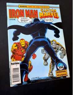 CASI EXCELENTE ESTADO IRON MAN 43 MARVEL TWO-IN-ONE FORUM...