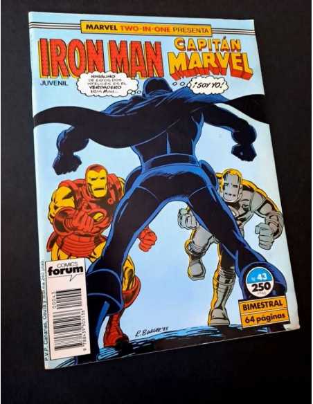 CASI EXCELENTE ESTADO IRON MAN 43 MARVEL TWO-IN-ONE FORUM COMICS GRAPA