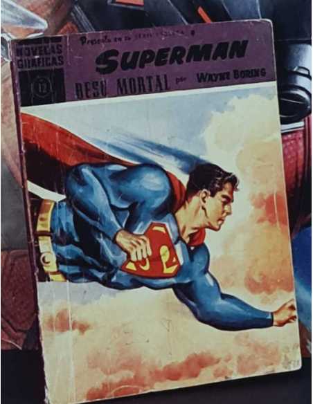 SUPERMAN 12 BESO MORTAL FALTA CONTRAPORTADA NOVELAS GRAFICAS EDITORIAL DOLAR
