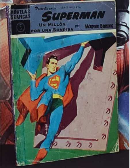 SUPERMAN 5 UN MILLÓN POR UNA SONRISA NORMAL ESTADO NOVELAS GRAFICAS EDITORIAL DOLAR