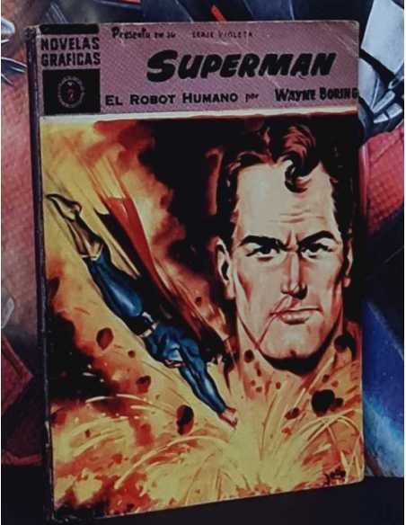 BUEN ESTADO SUPERMAN 2 EL ROBOT HUMANO NOVELAS GRAFICAS BOLI DOLAR