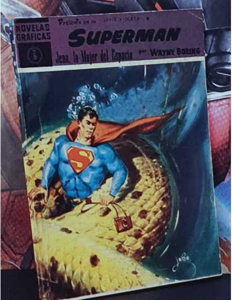 MUY BUEN ESTADO SUPERMAN 6 JANE LA MUJER DEL ESPACIO NOVELAS GRAFICAS EDITORIAL DOLAR