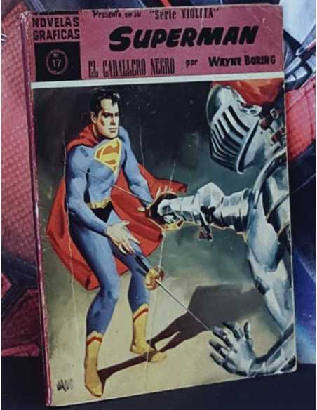 BUEN ESTADO SUPERMAN 17 EL CABALLERO NEGRO NOVELAS GRAFICAS EDITORIAL DOLAR
