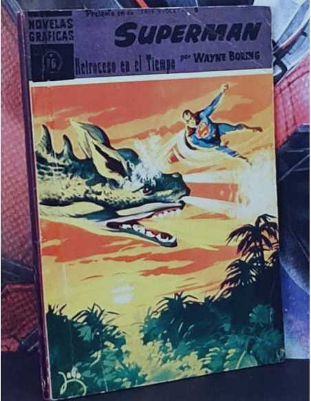 MUY BUEN ESTADO SUPERMAN 16 RETROCESO EN EL TIEMPO NOVELAS GRAFICAS EDITORIAL DOLAR