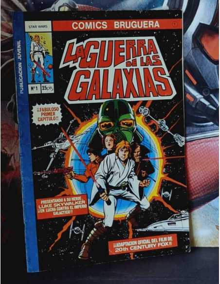 MUY BUEN ESTADO LA GUERRA DE LAS GALAXIAS 1 STAR WARS VERTICE COMICS BRUGUERA