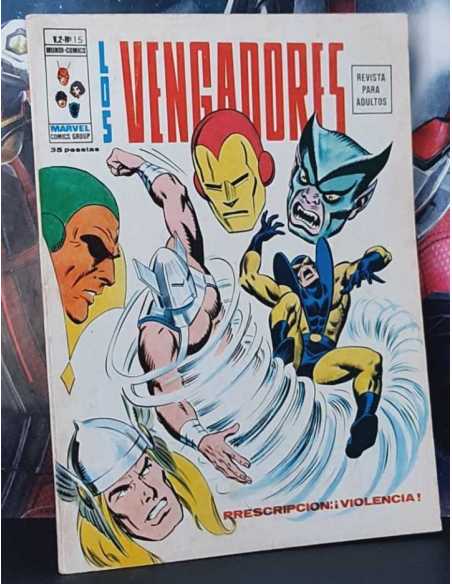 MUY BUEN ESTADO LOS VENGADORES 15 PRESCRIPCIÓN VIOLENCIA VOL.2 VOL II GRAPA VERTICE