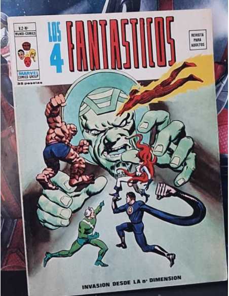 EXCELENTE ESTADO LOS 4 FANTASTICOS 12 INVASIÓN DESDE LA QUINTA DIMENSIÓN VOL.2 VOL II GRAPA VERTICE