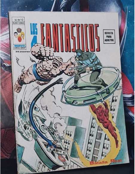 BUEN ESTADO LOS 4 FANTASTICOS 10 BATALLA REAL VOL.2 VOL II GRAPA VERTICE