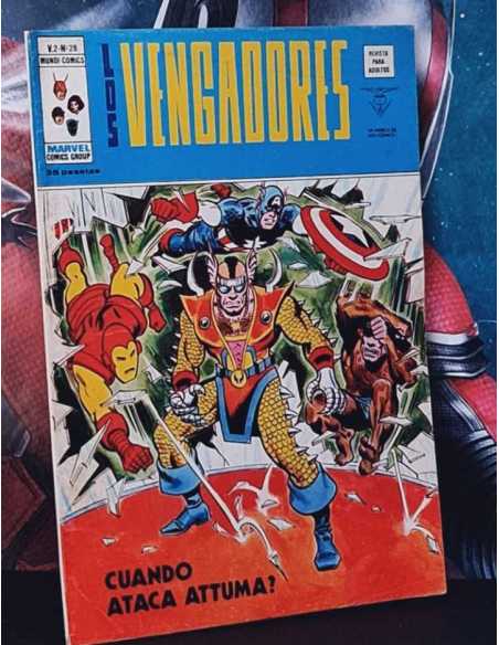 MUY BUEN ESTADO LOS VENGADORES 28 CUANDO ATACA ATTUMA VOL.2 VOL II GRAPA VERTICE