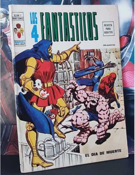 MUY BUEN ESTADO LOS 4 FANTASTICOS 11 EL DIA DE MUERTE VOL.2 VOL II GRAPA EDICIONES VERTICE