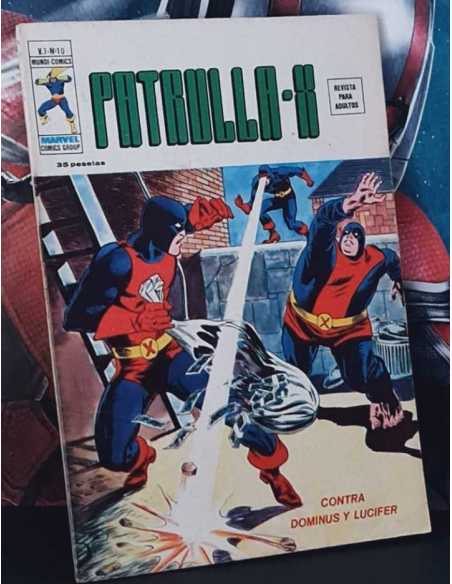 MUY BUEN ESTADO PATRULLA-X 10 VOL.3 VOL III CONTRA DOMINIOS Y LUCIFER GRAPA EDICIONES VERTICE